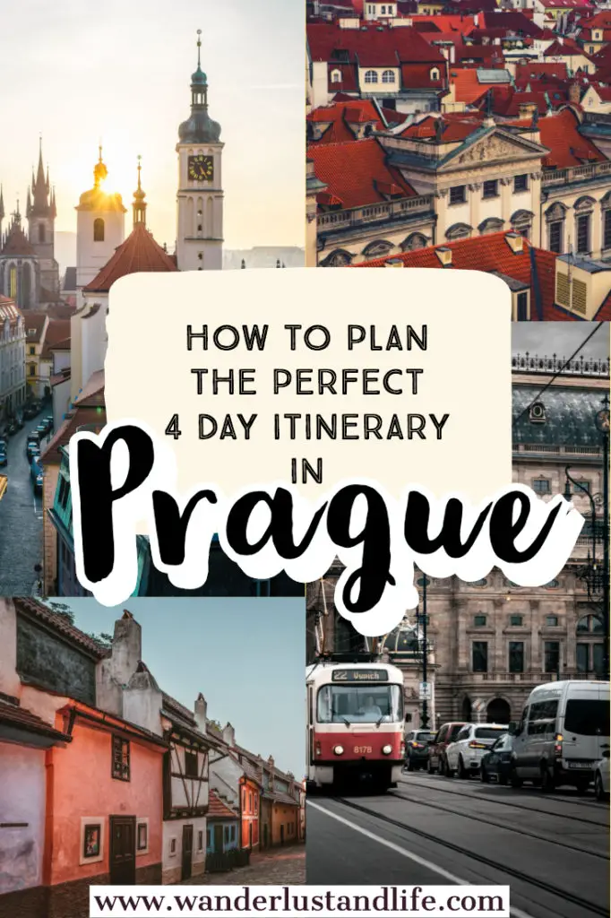 Pin this - 4 day Prague Itinerary for the perfect Prague getaway