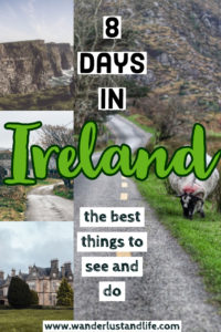 For us the best way to see Ireland is to rent a car and just drive around. With so much to see and do this article will help you plan your ultimate Irish road trip itinerary. #ireland #roadtrip #wanderlustandlife
