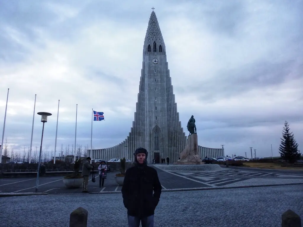 4 day Iceland itinerary stop one Hallgrimskirkja 