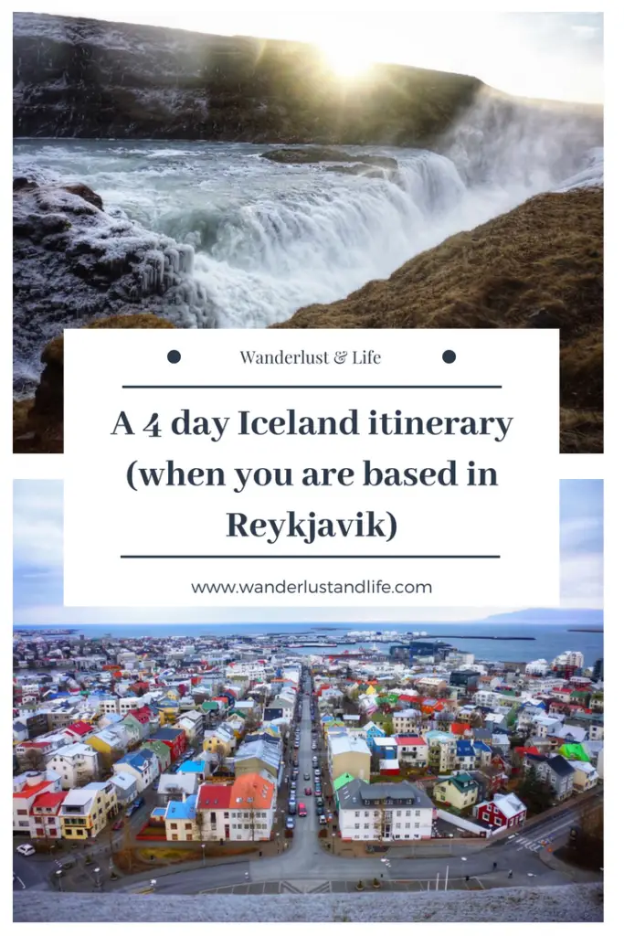 Pin this 4 day iceland itinerary/ 4 days in iceland