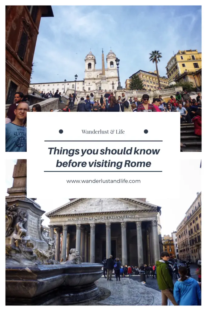 Things to know before visiting Rome for the first time