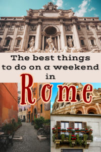 If you have a weekend in Rome and you are wondering what to do this is the guide for you. We have put together a 2 day Rome itinerary to help you plan the best things to see and do during your weekend in Rome. We start with the all important what to do in Rome in 2 days. #rome #italy #wanderlustandlife