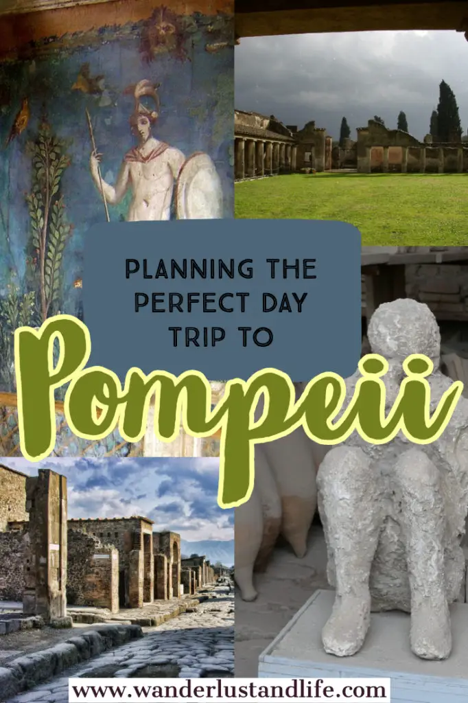 If you are wondering what the distance from Rome to Pompeii is, and whether you can do a Rome to Pompeii day trip, this article is for you. We visited the ancient city through an organised tour. We got to sit back and relax and see the must see sights Pompeii had to offer. #italy #wanderlustandlife #pompeii #rome
