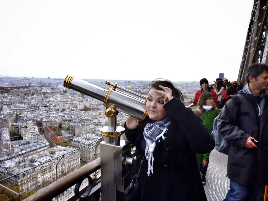 The second floor of the Eiffel Tower