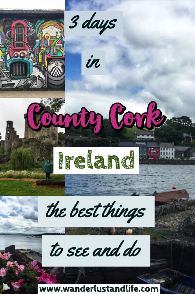 If you are spending a long weekend in Cork then our 3 day Cork itinerary is perfect to help you plan your trip. From visiting the Blarney Castle to relaxing in Bantry, our County Cork road trip itinerary has a little something for everyone. #cork #ireland #raodtrip #wanderlustandlife