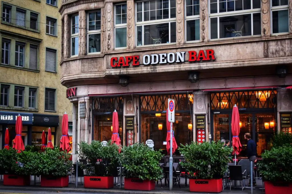 cafe odeon one of the best cafes in Zurich