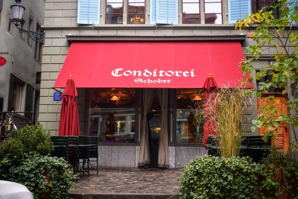 cafe schober one of the best cafes in Zurich