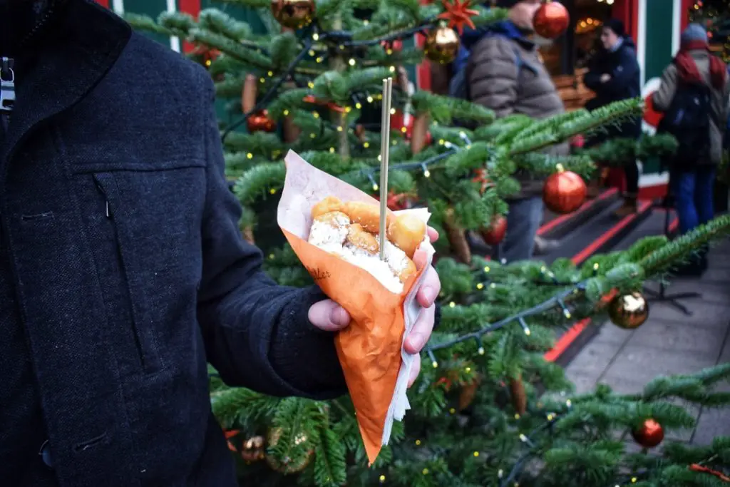 Some of the food at the Hamburg Christmas Markets