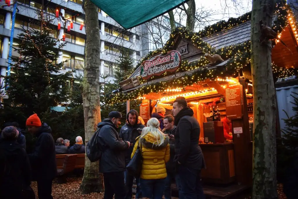 Sipping mulled wine Sipping mulled wine