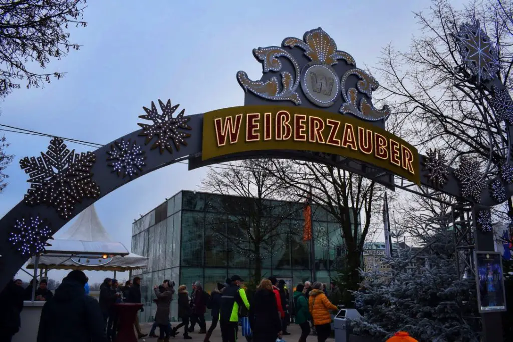 Christmas markets on Lake Binnenalster