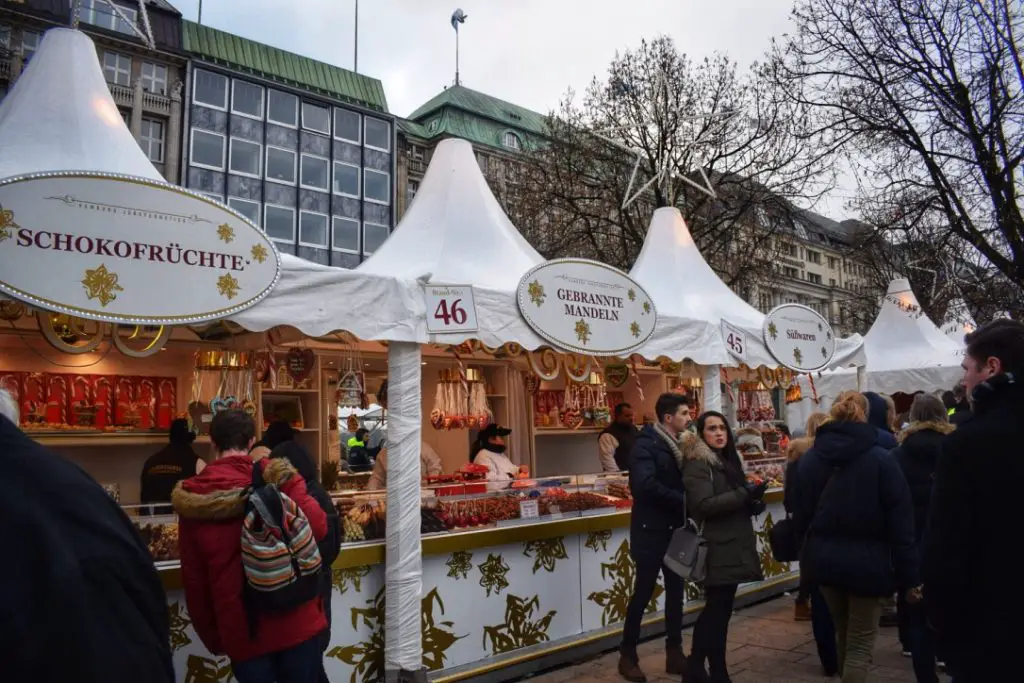 Christmas markets on Lake Binnenalster