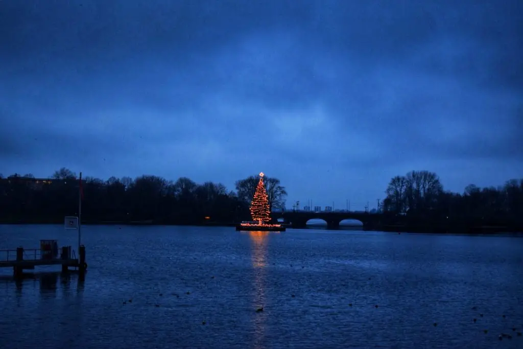 Christmas markets on Lake Binnenalster