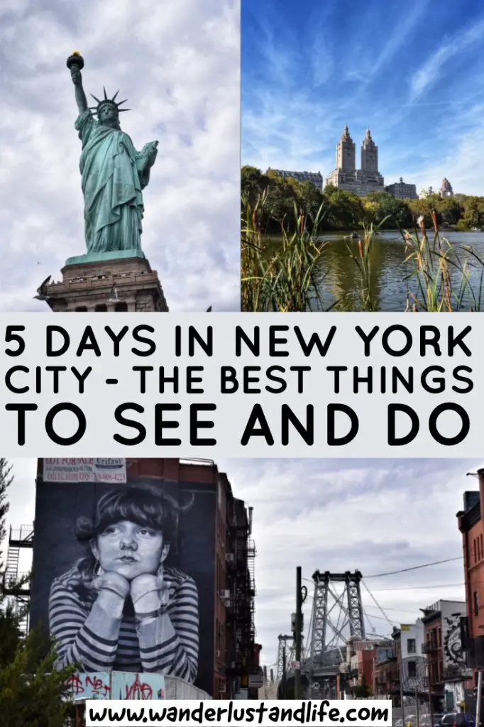 If you are planning on spending 5 days in New York then this is the post for you. We spent our honeymoon in New york and have come up with a 5 day NYC itinerary to help you plan your own trip to this incredible city. #newyork #usa #wanderlustandlife Pin This 5 day New York itinerary