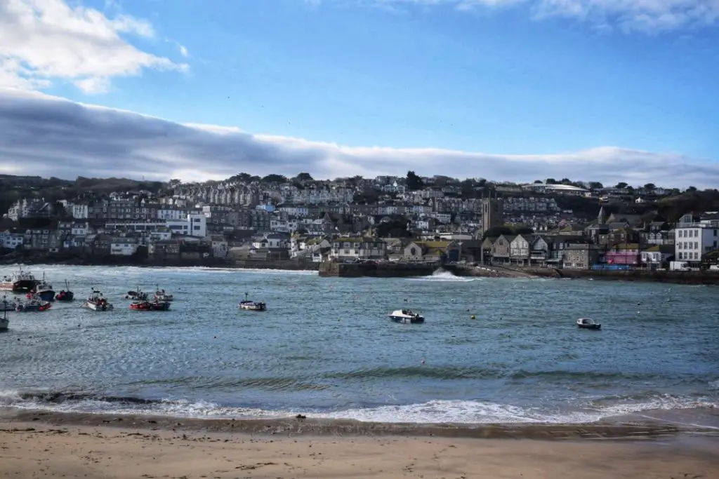 The beach at St Ives