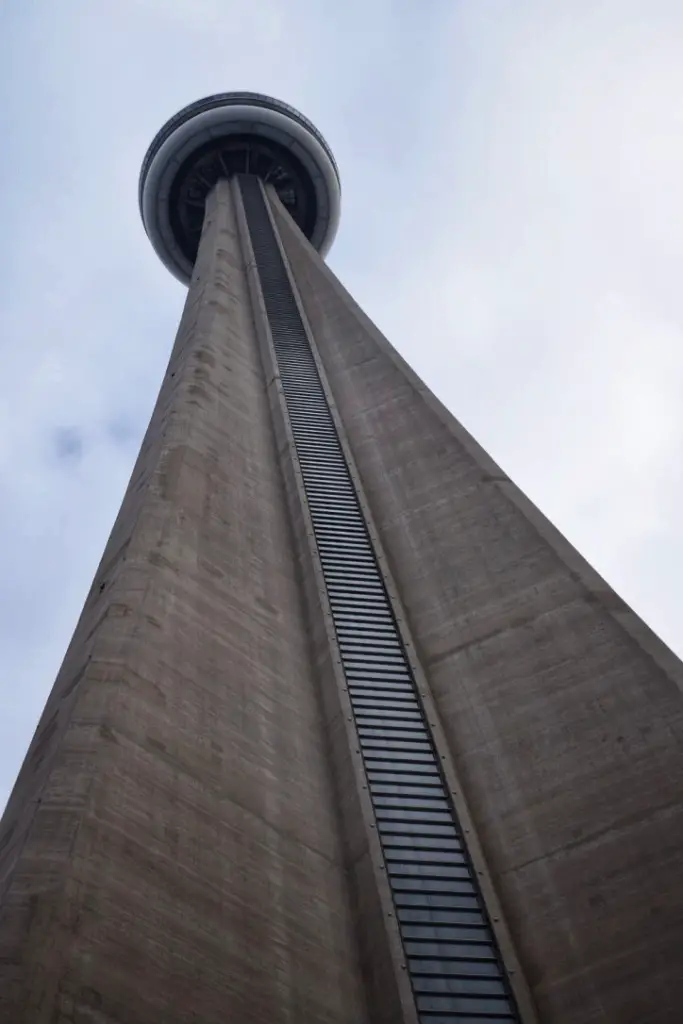 Visiting the CN Tower was a must on our honeymoon in Toronto