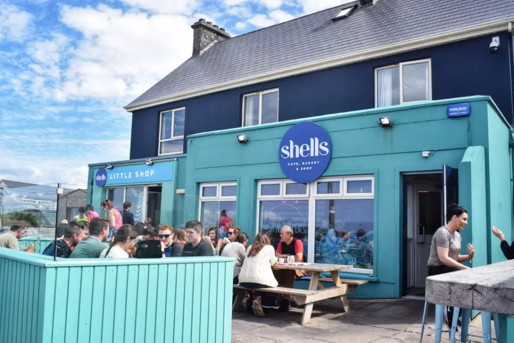 Shells cafe in Strandhill Shells cafe in Strandhill