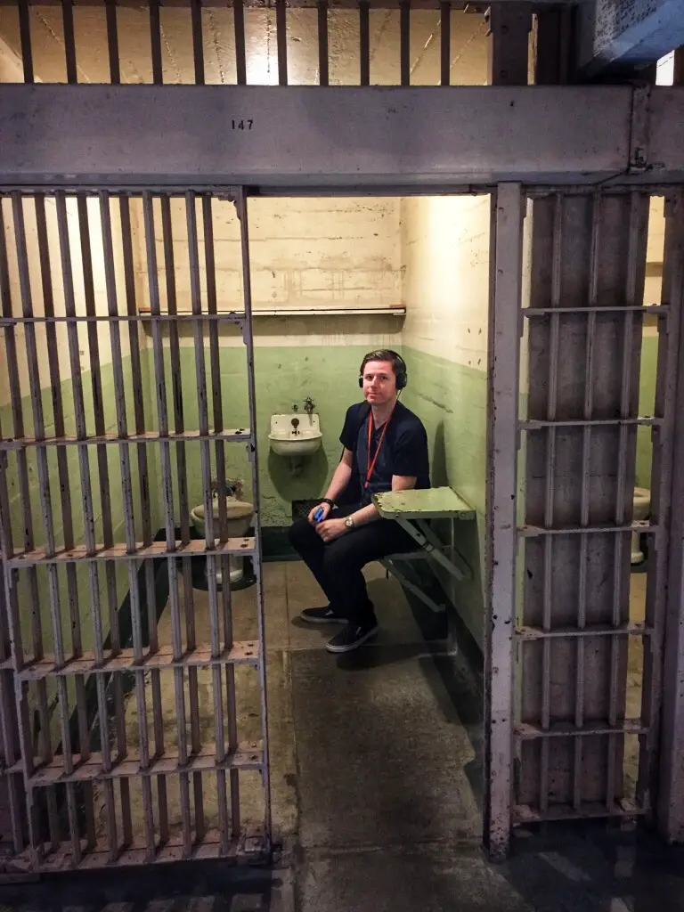 Jail Cell in Alcatraz