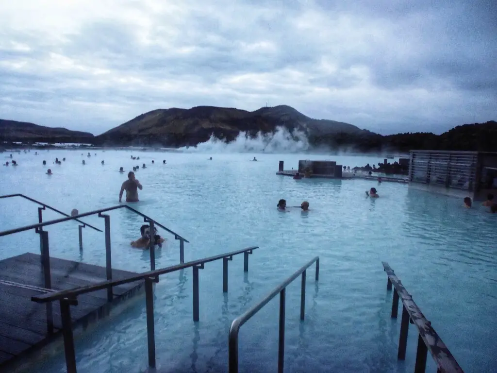 The Blue Lagoon in winter