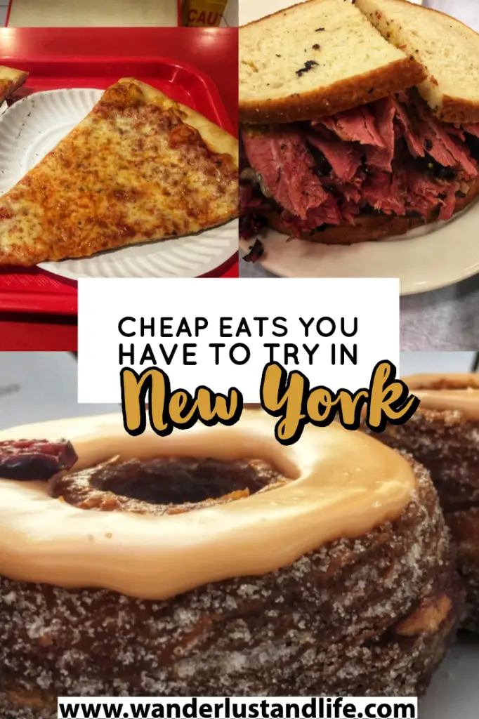 New York is a foodies Paradise. Some foods are just intrinsically good and go beyond fads so here is our list of foods you must eat in New York. Most of the foods on our list are some of the best cheap eats in New York as well so you certainly won't have to stretch the budget to try them. #newyork #foodies #wanderlustandlife