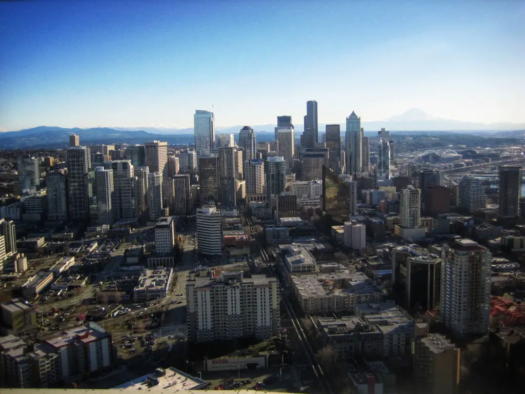 The view from the Space needle