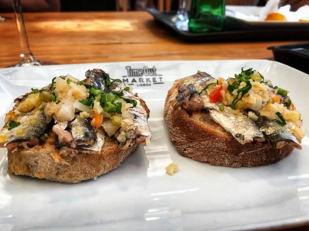 Top things to eat in Lisbon- Sardines on bread