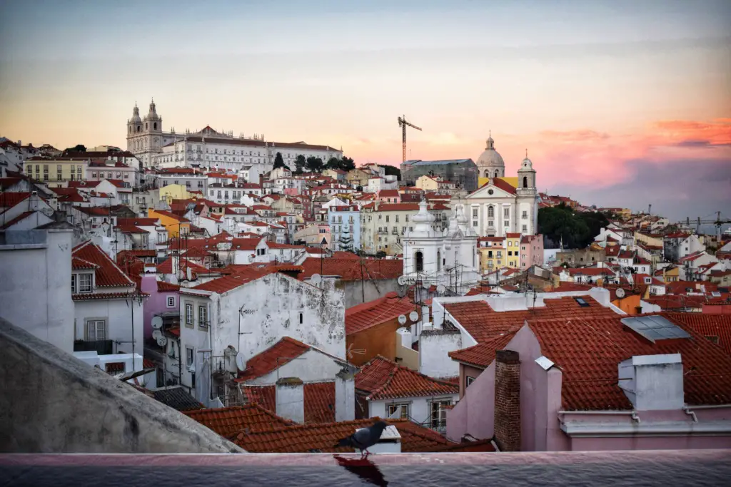 The views from Memmo Alfama the best best sunset view in Lisbon