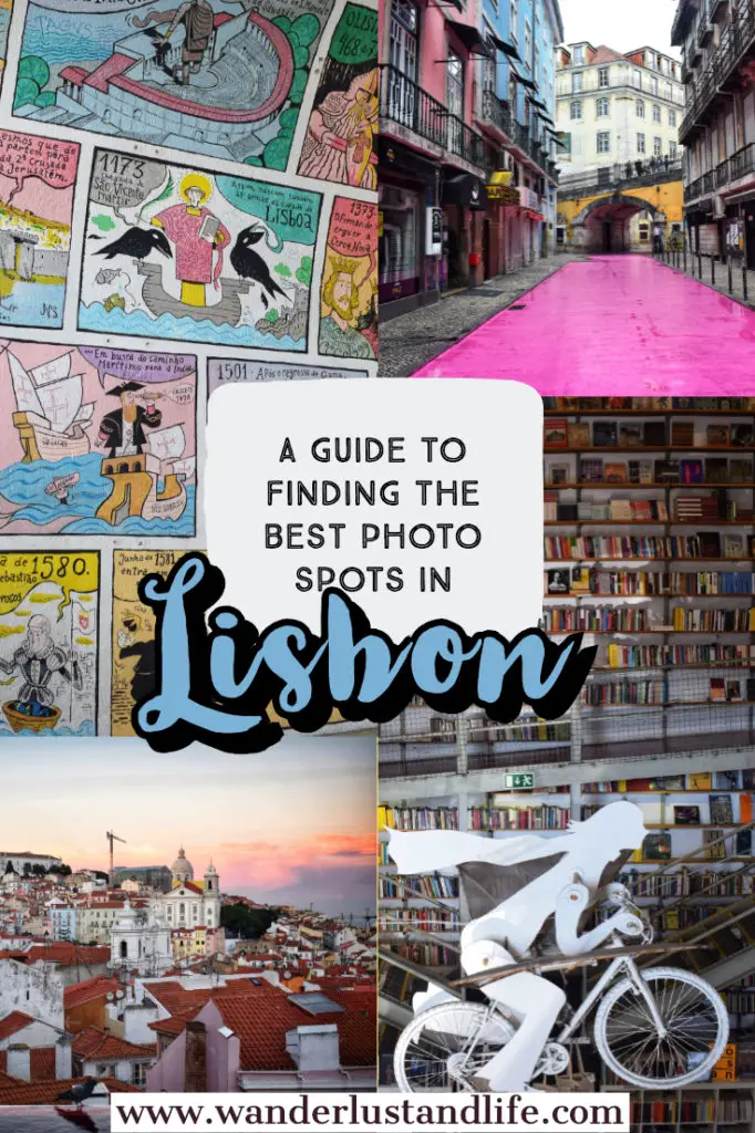 If you are looking for the most Instagrammable places in Lisbon you have come to the right places. In this article we pinpoint the best photo spots in Lisbon to really help brighten your Instagram feed. So without further ado checkout our guide to the most Instagram worthy places in Lisbon. #lisbon #portugal #wanderlustandlife Pin this Lisbon Instagram Spot guide