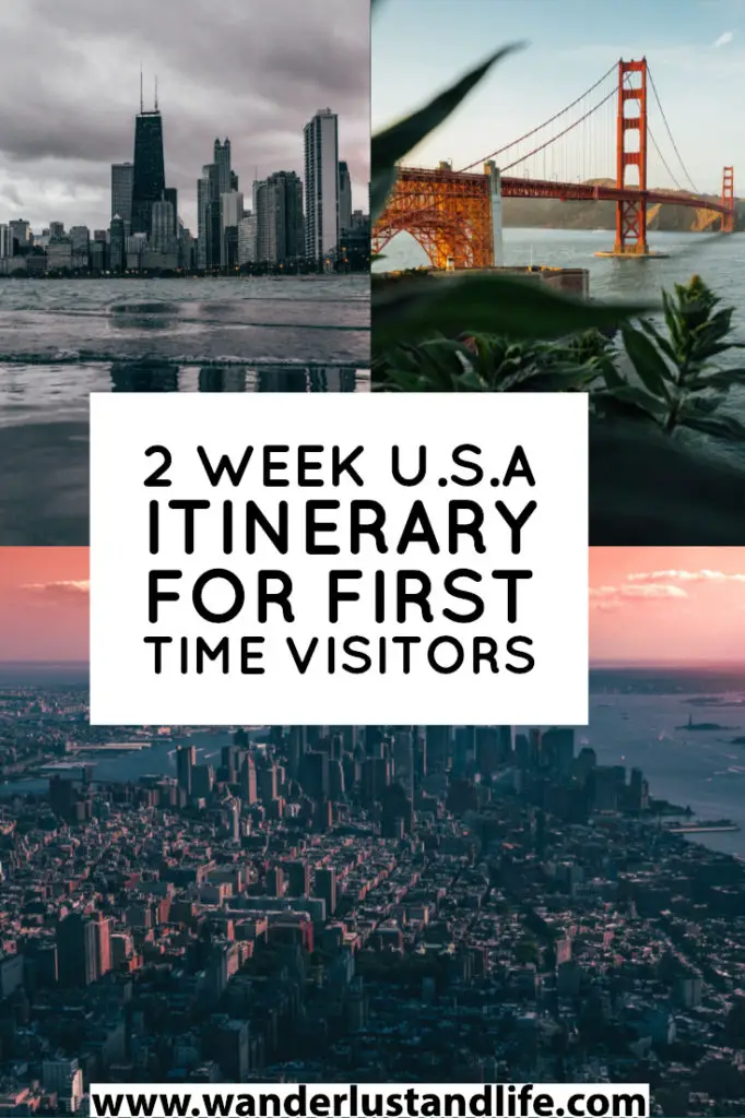 Pin this 2 week USA itinerary