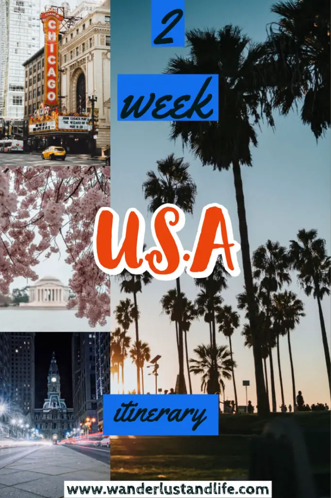 Looking for the perfect 2 week USA itinerary, then look no further. We cover some of the most exciting cities from New York to Las Vegas to help you plan your next trip. #usa #wanderlustandlife Pin this guide to traveling around the US in 2 weeks