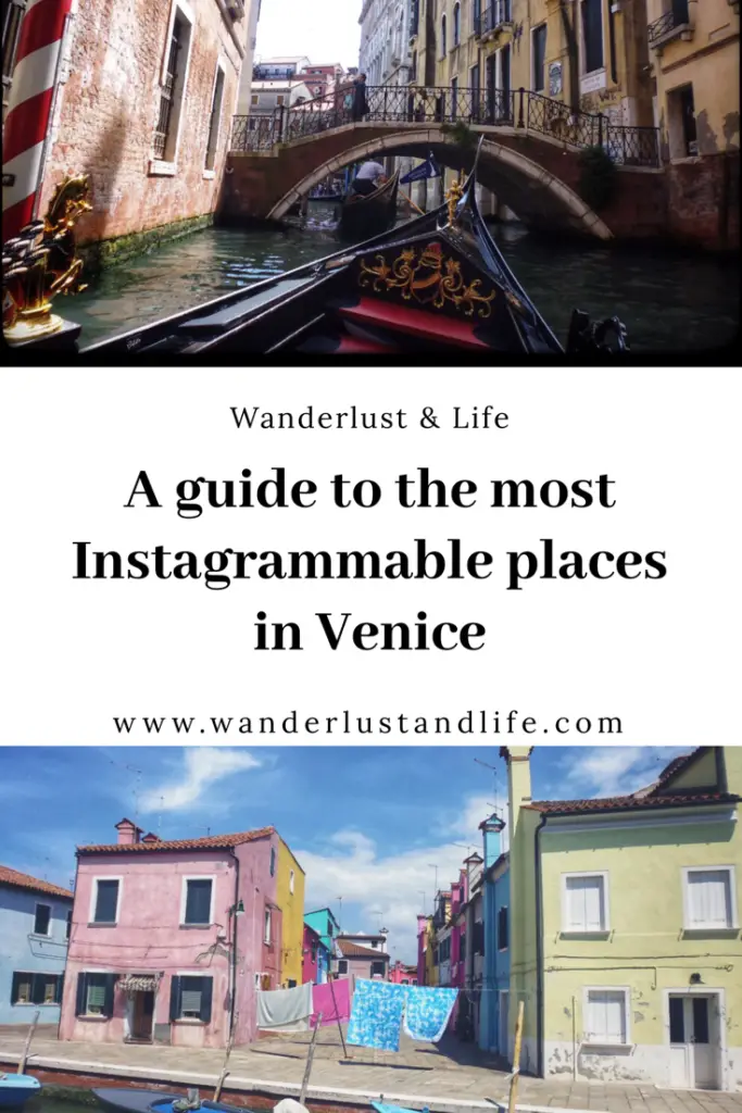 If you are looking for the most Instagrammable places in Venice, look no further. The city was practically made for Instagram. From the beautiful canals to the colourful buildings we take you on a journey to the most Instagram worthy places in Venice. #wanderlustandlife #venice #italy #europe