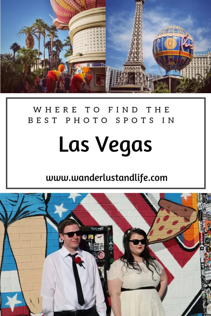 Looking for the best places for Instagram photos in Las Vegas? In this post we go through the top Instagram spots Las Vegas has to offer, from the hotels of the Strip to the street art in downtown Vegas. These are the best places to take pictures in Las Vegas.#wanderlustandlife #lasvegas #usa