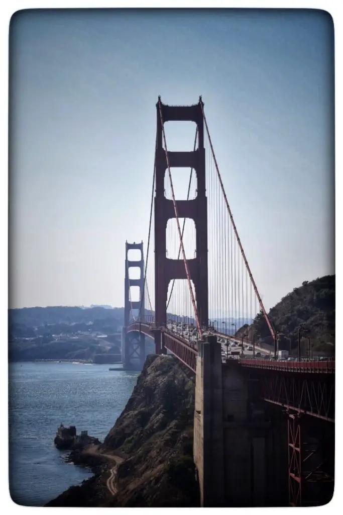 The Golden Gate Bridge one of the most Instagrammable places in San Francisco