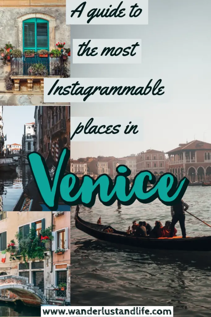 If you are looking for the most Instagrammable places in Venice, look no further. The city was practically made for Instagram. From the beautiful canals to the colourful buildings we take you on a journey to the most Instagram worthy places in Venice. #wanderlustandlife #venice #italy #europe