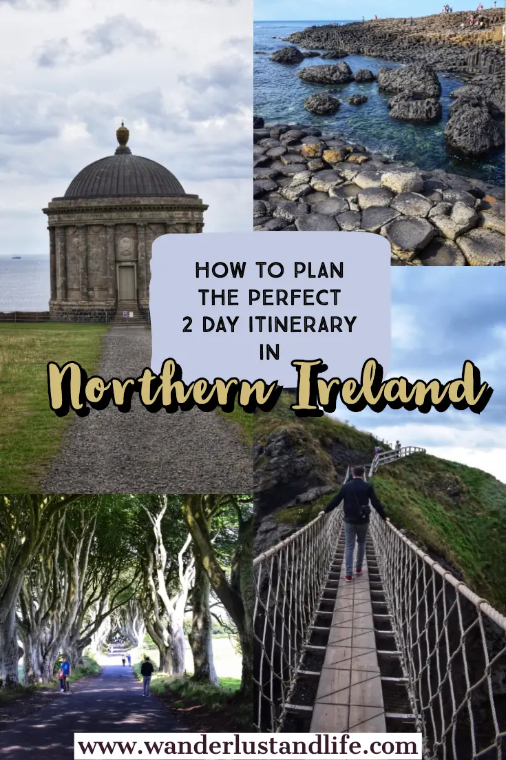 Northern Ireland has always been on our bucket list and there was so much we wanted to see and do on our recent trip. Here is our guide to planing the perfect Northern Ireland road trip along the Causeway Coastal route #northernireland #wanderlustandlife #road trip Pin This: Causeway Coastal Road and Northern Ireland Road trip