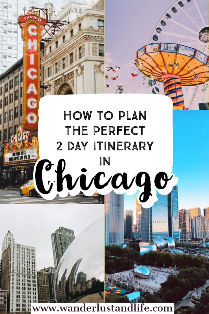 If you are looking to spend 2 days in Chicago then checkout our guide to the best tourist attractions. For our weekend in Chicago we enjoyed some amazing food and visited the best sights. This is our 2 day Chicago itinerary to help you plan your own trip. #chicago #usa #wanderlustandlife