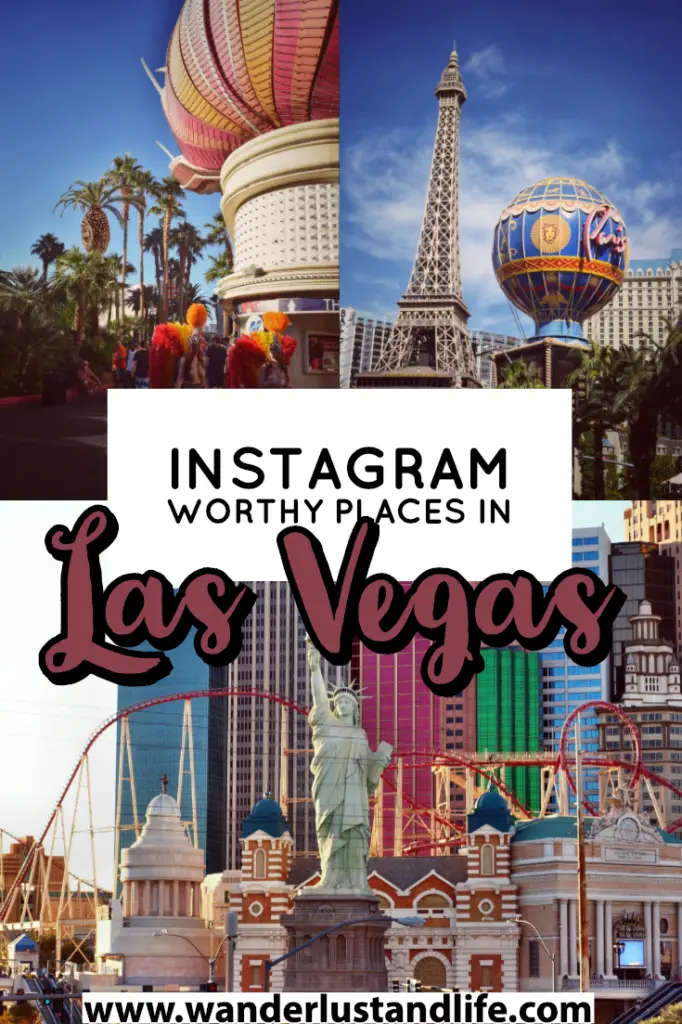 Looking for the best places for Instagram photos in Las Vegas? In this post we go through the top Instagram spots Las Vegas has to offer, from the hotels of the Strip to the street art in downtown Vegas. These are the best places to take pictures in Las Vegas.#wanderlustandlife #lasvegas #usa