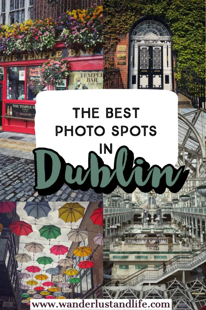 If you are looking for the most Instagrammable places in Dublin, this post has you covered. The stunning Irish capital has so many incredible photo spots, from a magical library, impressive cathedrals, and some very colourful pubs. This is our guide to the most Instagram Worthy places in Dublin. #wanderlustandlife #dublin #ireland