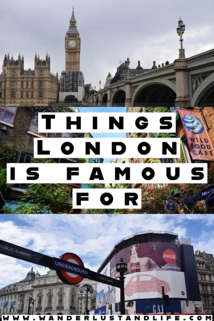 Pin this: What is London famous for/ What is London is known for