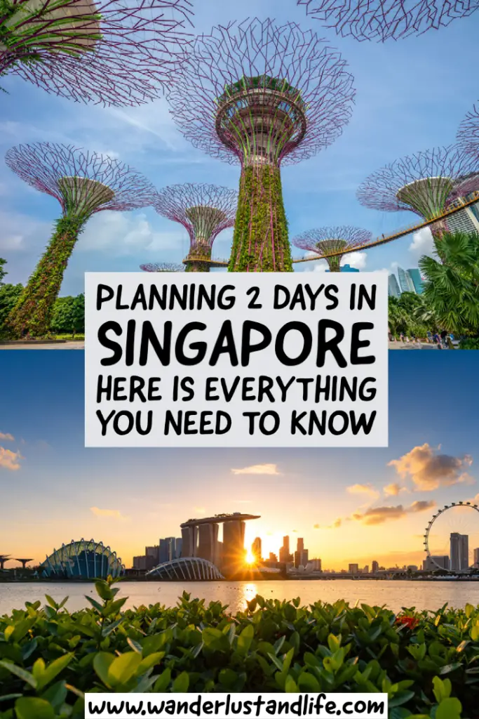 Pin this 2 day Singapore itinerary