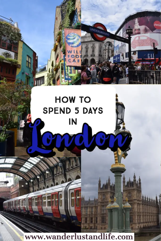 Pin This: 5 days in London/ 5 day London itinerary