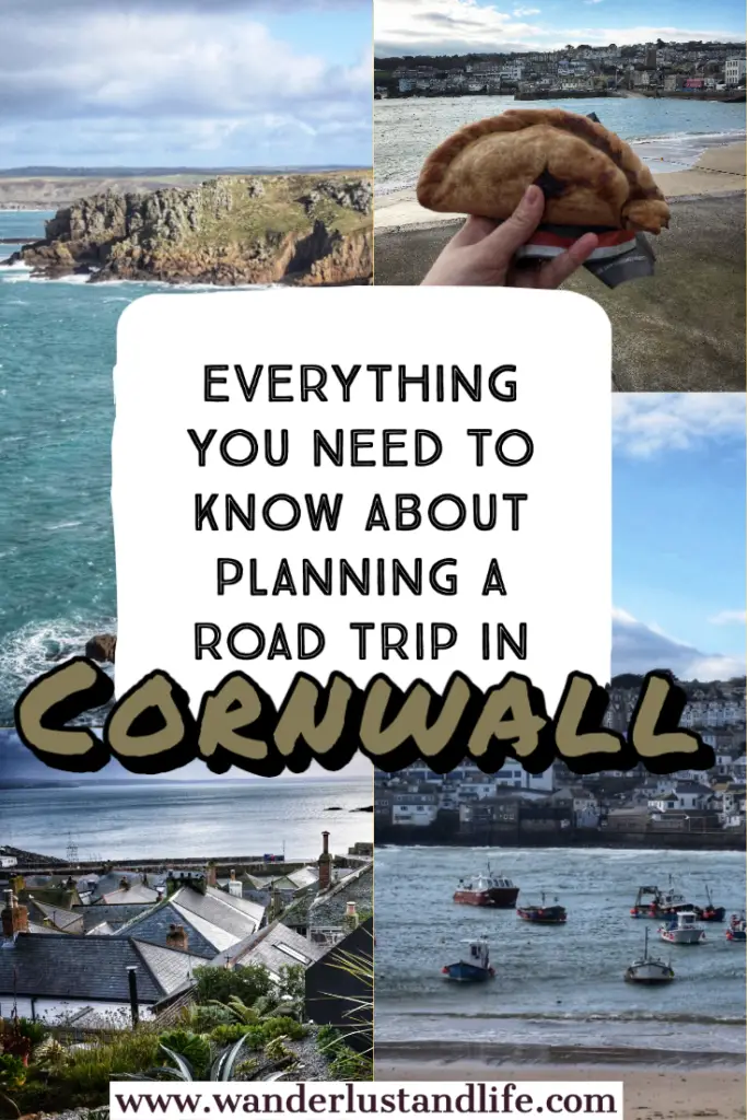 Pin this Cornwall road trip itinerary 