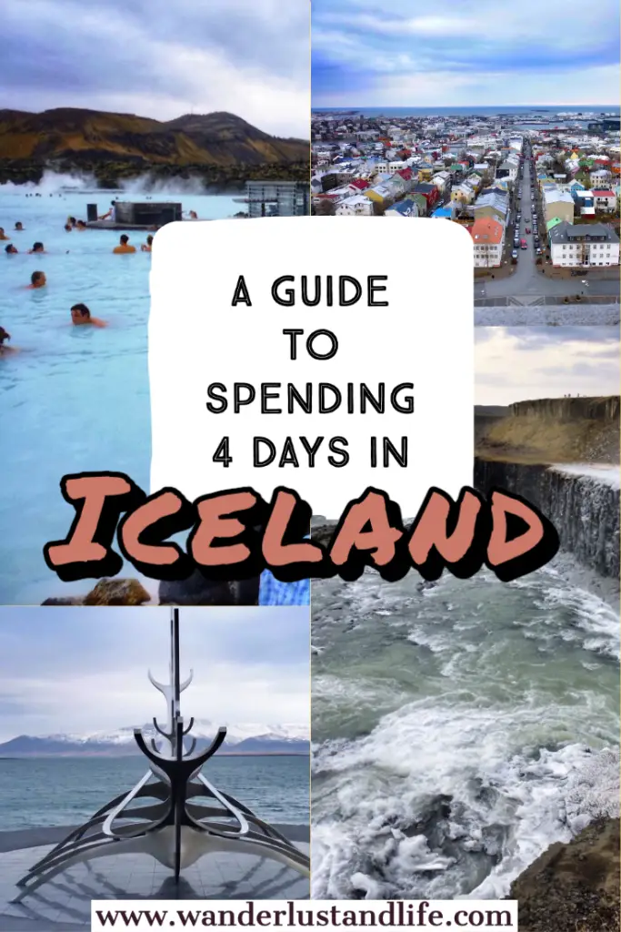 Pin this 4 day Iceland itinerary 