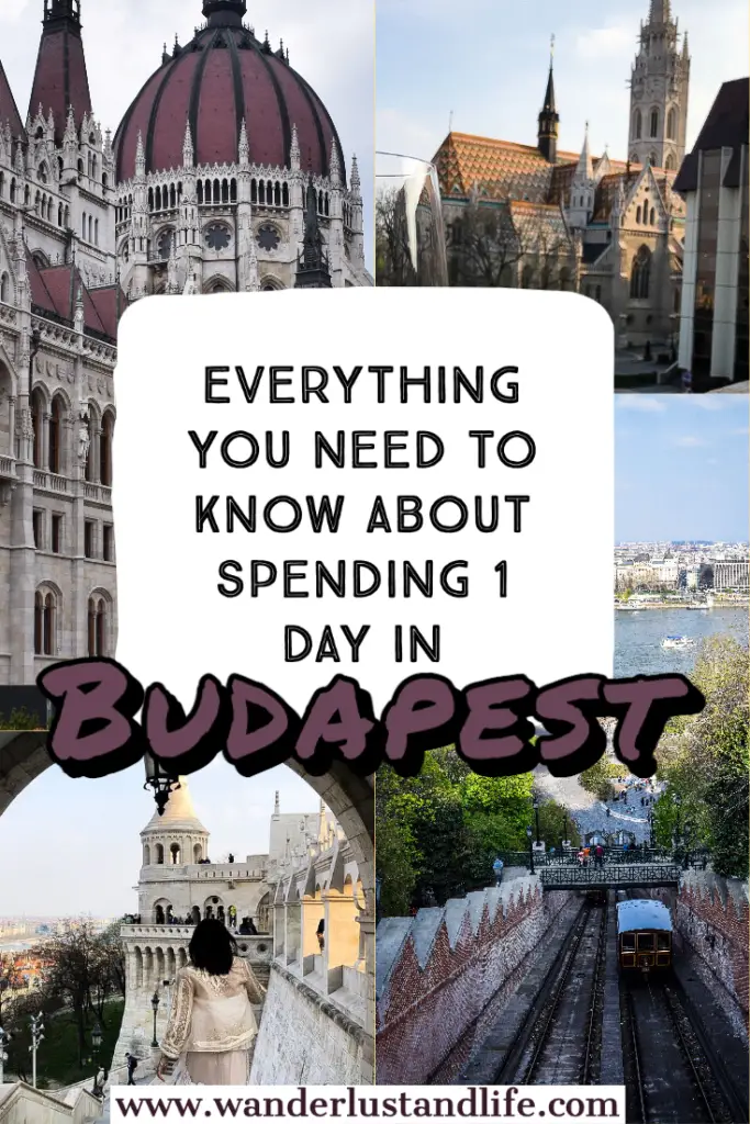 Pin this Guide to spending 1 day in Budapest