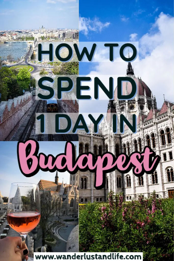 Pin this 1 day Budapest itinerary