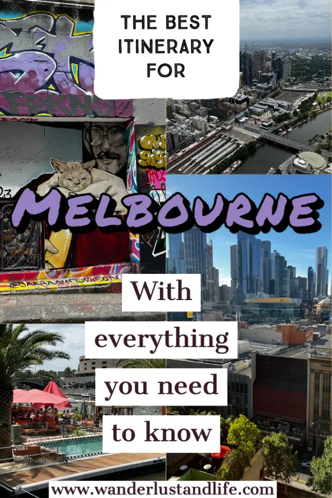 Pin this 3 day Melbourne itinerary