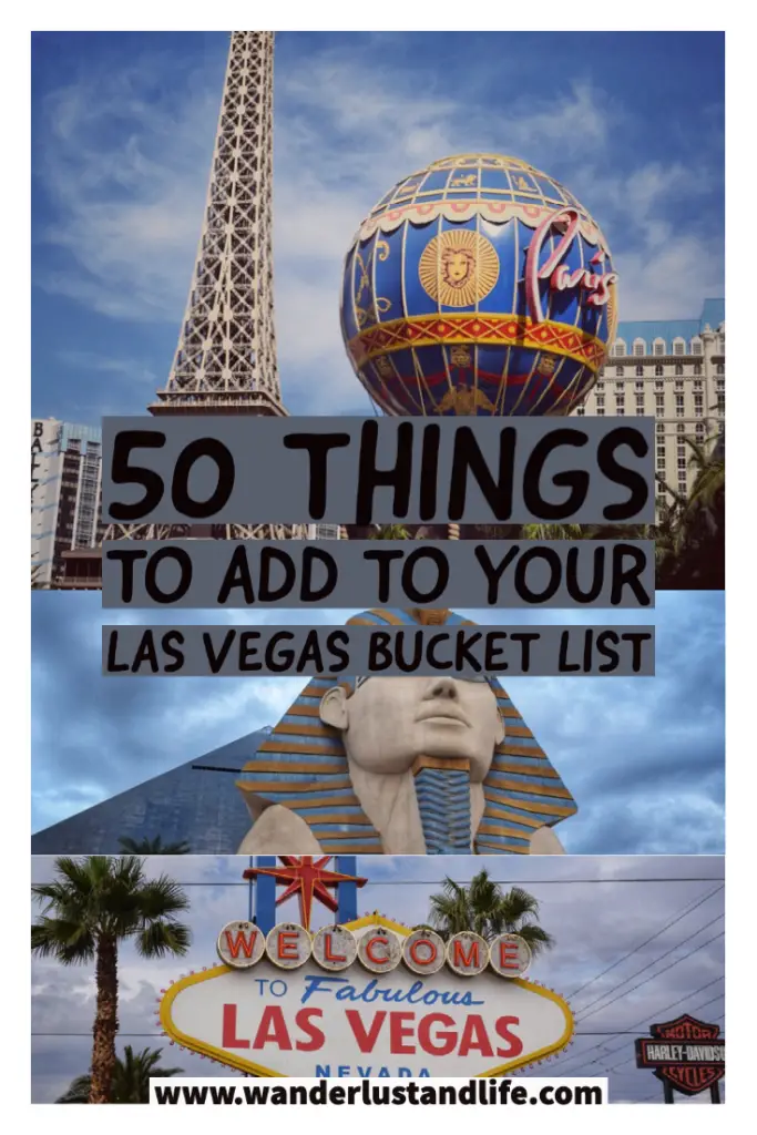 Pin this Las Vegas bucket list for later