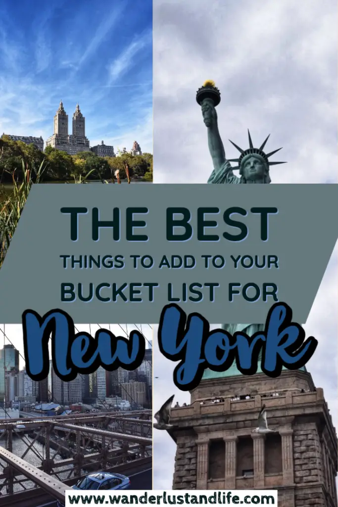 Pin this New York bucket list