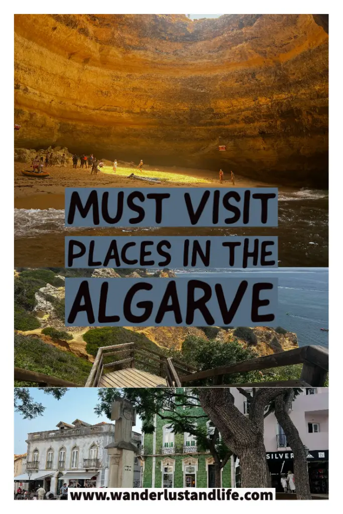 Pin this Algarve itinerary for a list of best places to visit in the Algarve
