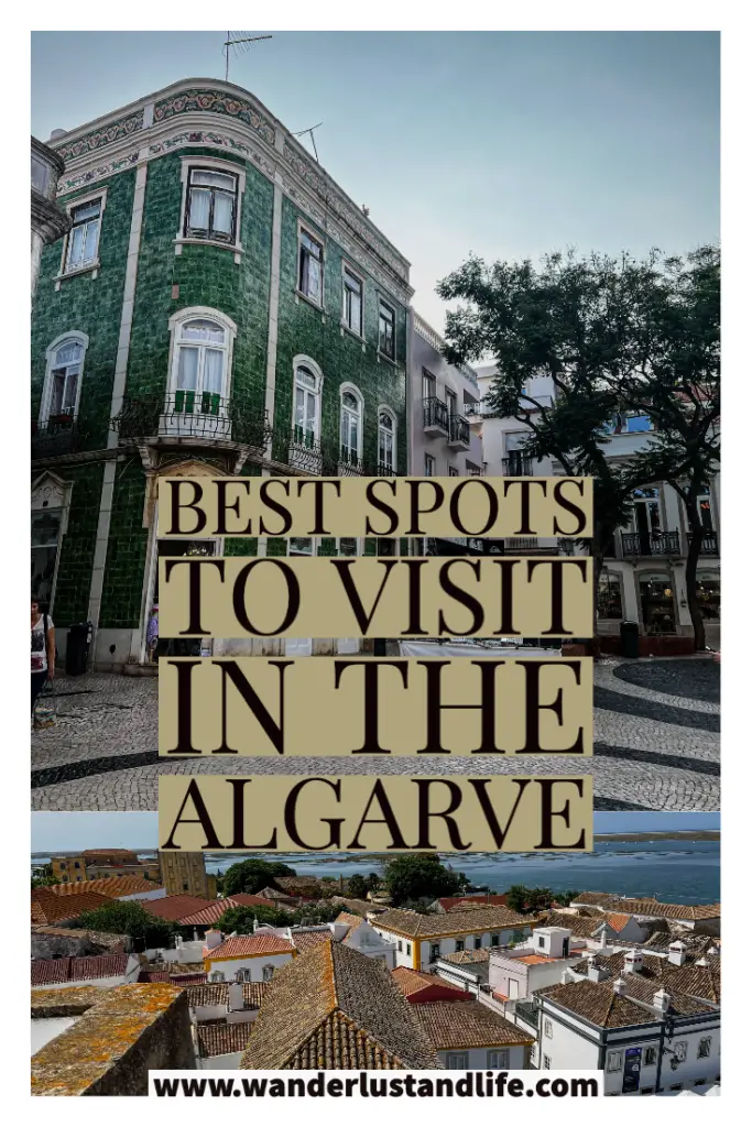 Pin this Algarve itinerary for a list of best places to visit in the Algarve