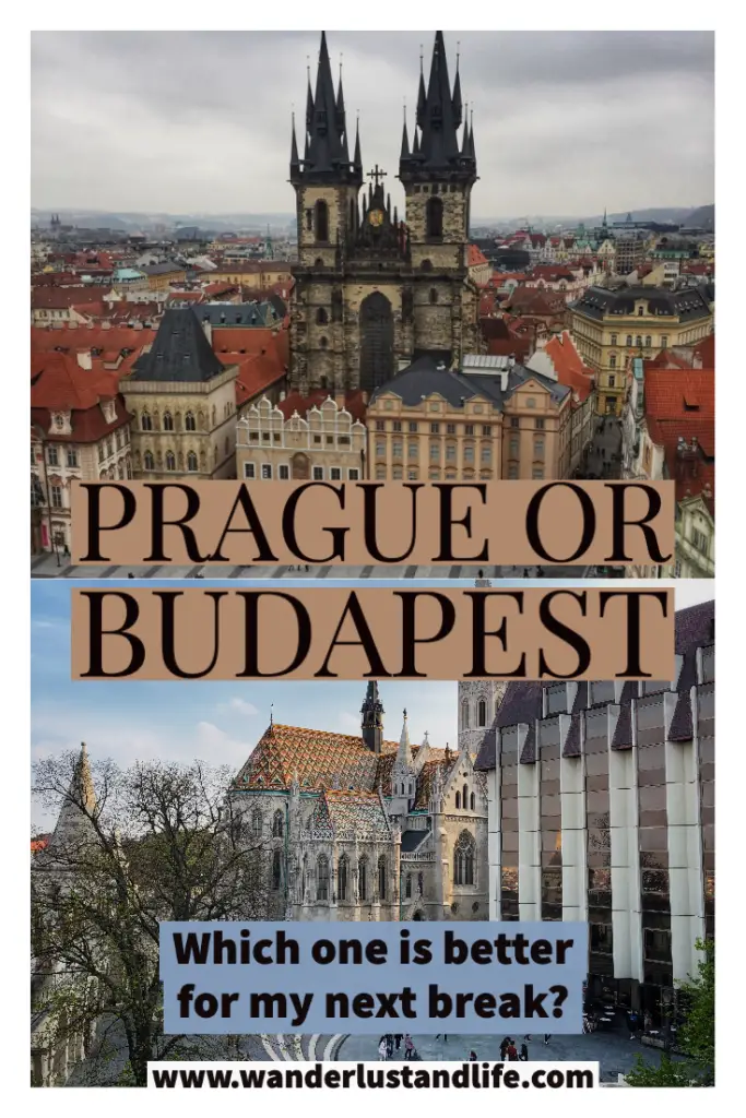 Prague or Budapest: Pin this guide